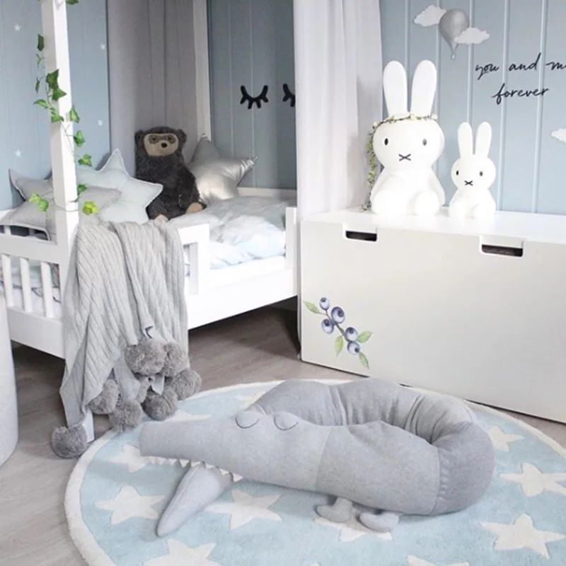 IMBABY 185 см подушка крокодил для новорожденных детская кровать бампер кроватки