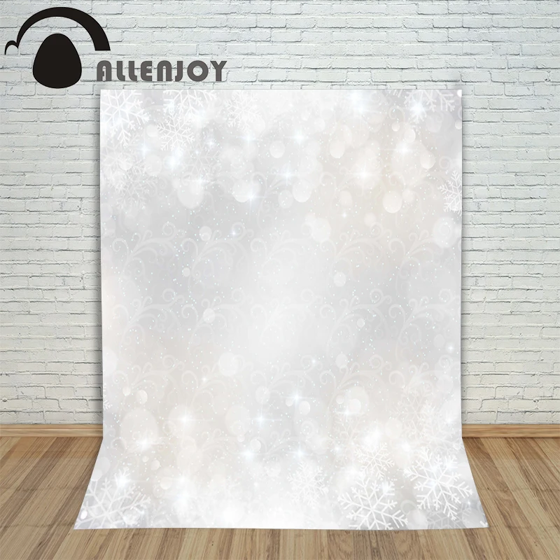 Allenjoy фоны для фотосъемки с подсветкой снег зима Рождество Дети винил цифровая