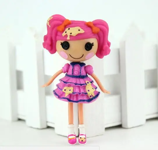 Новое поступление мини 3 дюймов MGA куклы Lalaloopsy Мини Куклы для девочки игрушка театр свой уникальный стиль