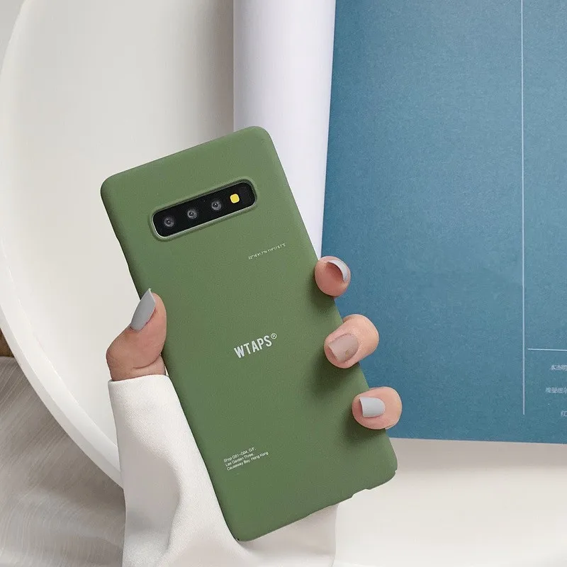 DCHZIUAN зеленый матовый жесткий чехол для телефона Samsung Galaxy S10 Plus S9 S8 Note 9 8