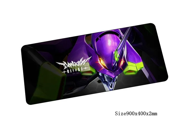 size900x400x2mm Коврик для мыши evangelion с закрытыми краями, коврик для мыши, коврик для компьютерной мыши 90x40 см, игровой коврик для мыши, геймерская клавиатура, Мышка для ноутбука, коврики - Цвет: size900x400x2mm