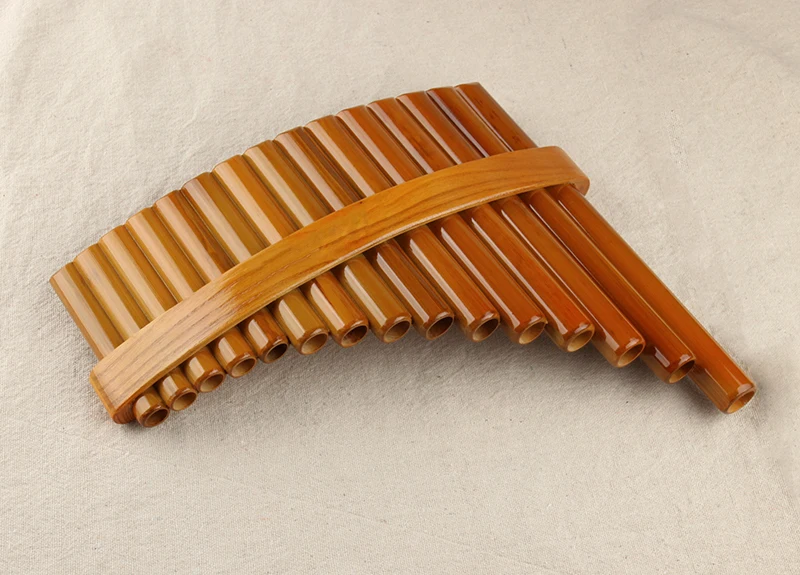 Китайский традиционный музыкальный инструмент 15 труб Pan Flute C Key Высокое качество Pan Pipes духовой инструмент Bamboo Pan flute