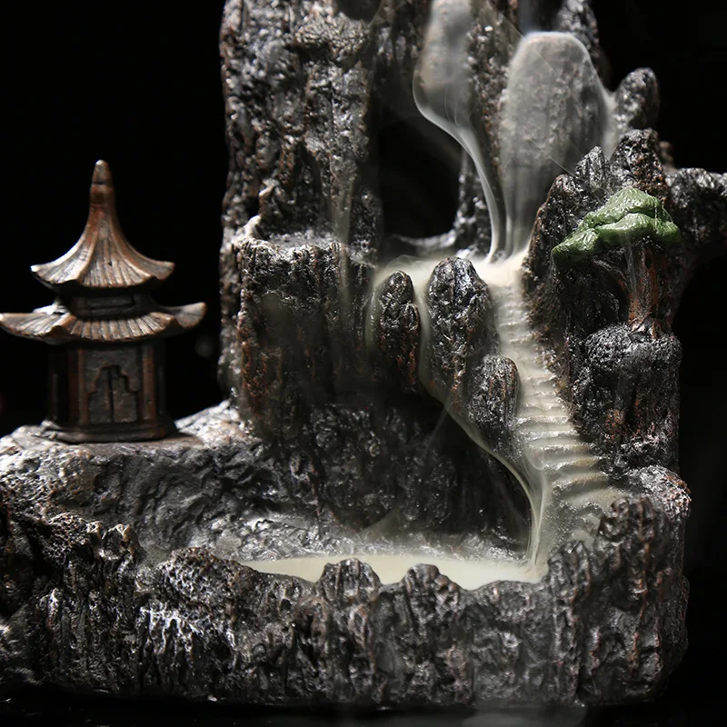 Каменная горелка для благовоний креативная винтажная курильница с подводным