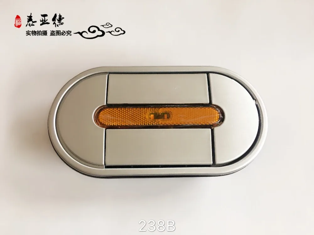 

Bus part yutong kinglong higer zhongtong bus side storehouse/warehouse door lock white 238B with light free shipping