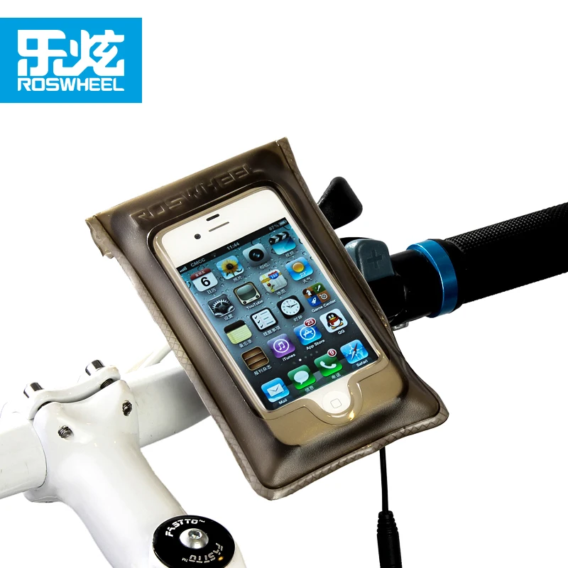 ROSWHEEL велосипед телефона Руль сумка для iphone 4 s Полный Водонепроницаемый mtb