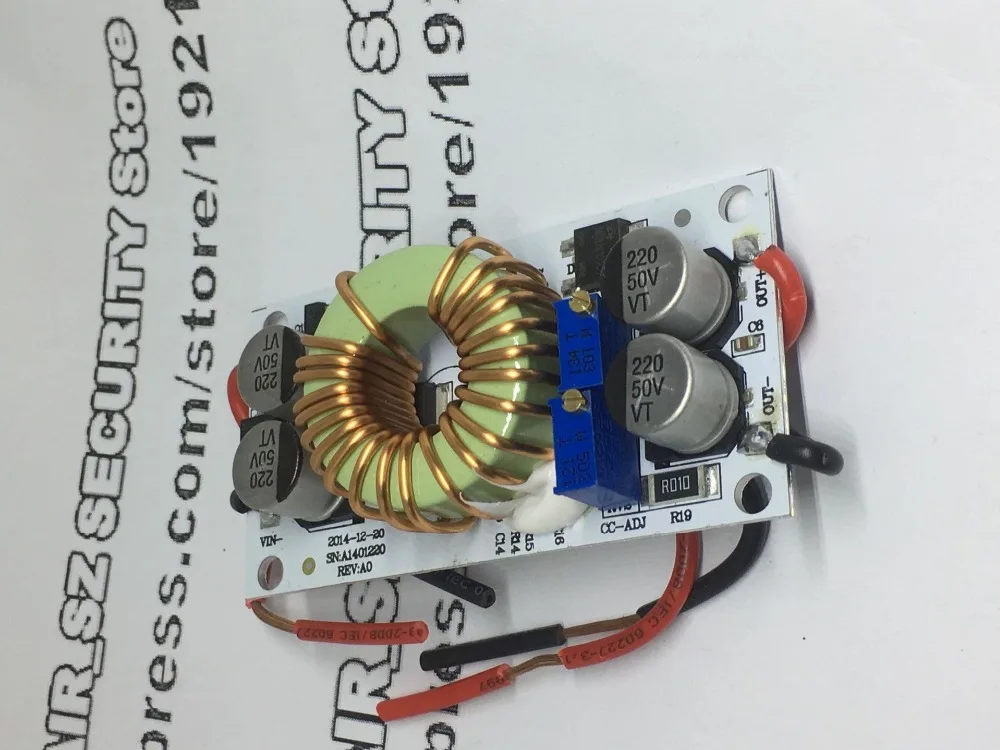 10 шт./лот алюминиевая пластина 250W DC повышающий преобразователь постоянного тока