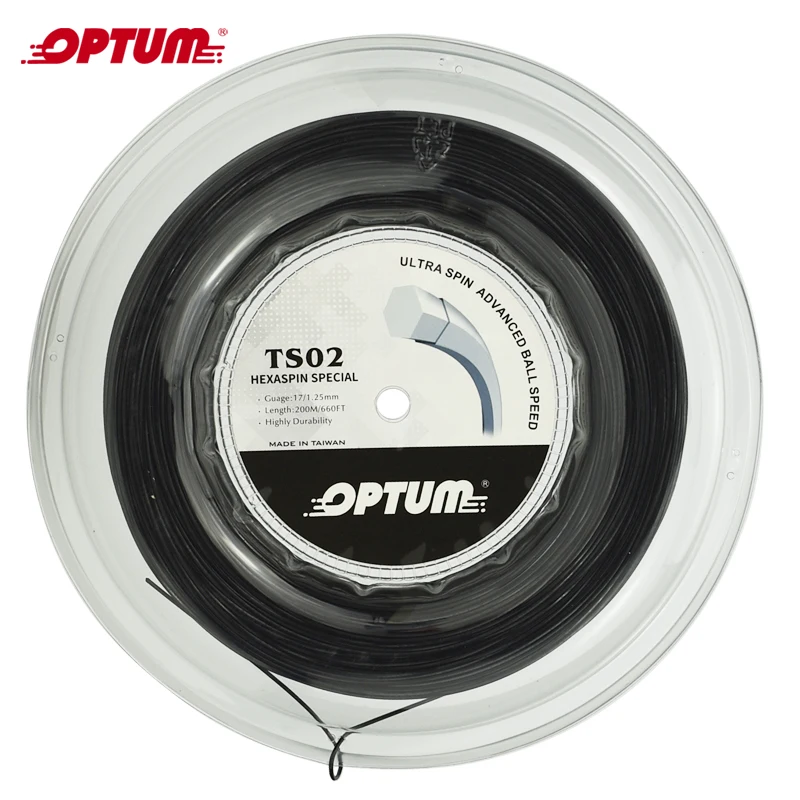Особая Шестигранная теннисная нить OPTUM HEXRASPIN 1 25 мм полиэфирная ракетка с верхним