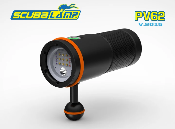 

Супе Scubalamp PV62 6500lm CREE10 * XM-L2 + 4 * XPE красный + 4 * УФ светодиодный Фото Видео Дайвинг фонарик Фонарь 100 м глубина погружения: