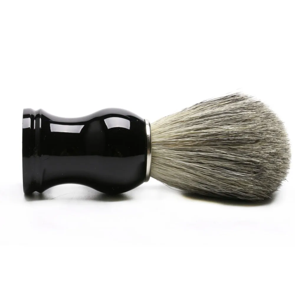 Щетка для бритья из бука с щетиной и бородой Парикмахерская деревянная щетка
