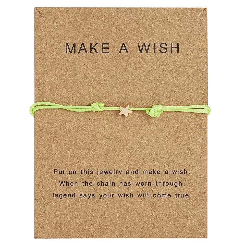 Креативный браслет для девушек и женщин со звездами поздравительных открыток