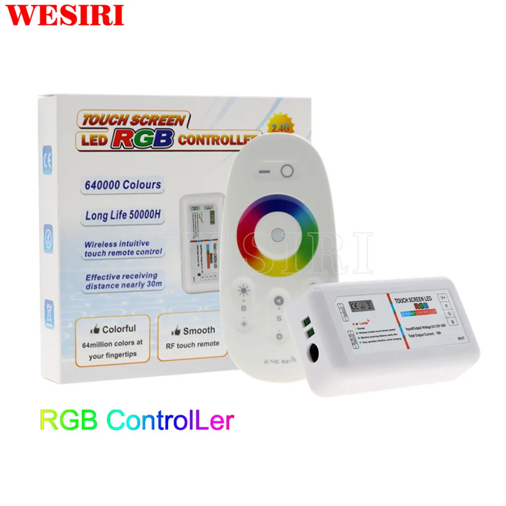 Беспроводной радиоСветодиодный отный RGB/RGBW контроллер для светодиодных лент 2 4