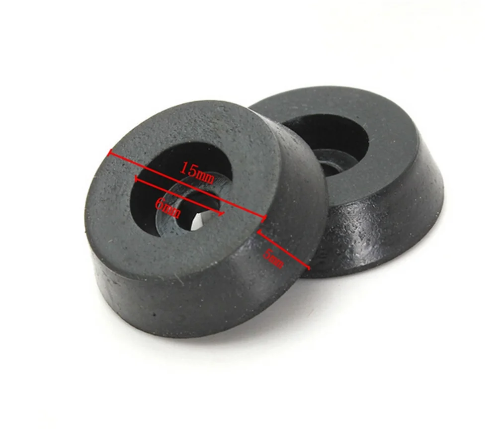 

20pcs/lot Black Rubber Table Chair Furniture Feet Leg Pads Tile Floor Protectors 18x15x5mm Wholesale