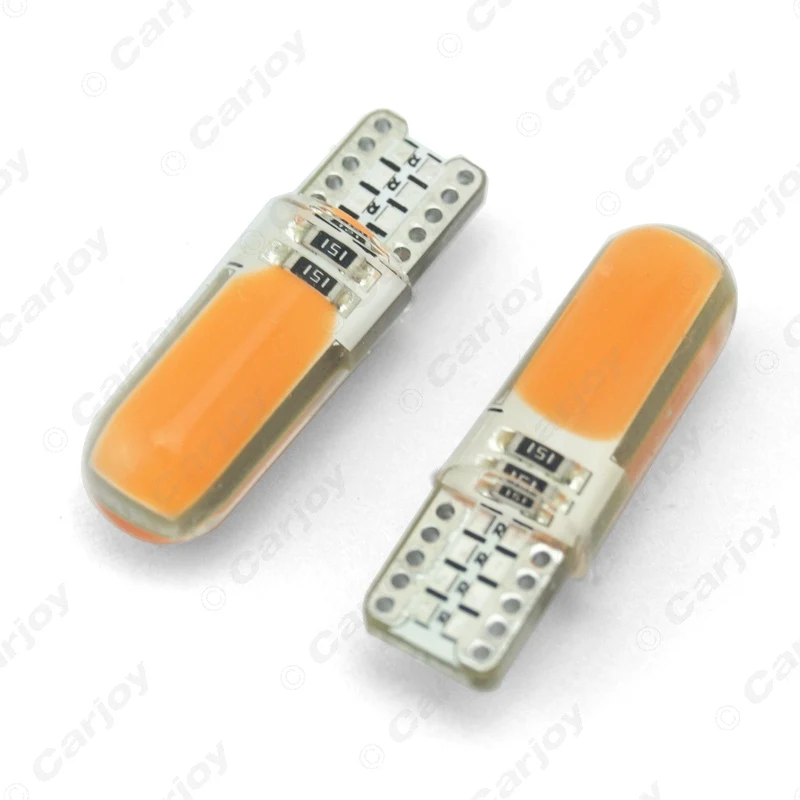 LEEWA 50 шт. Auto T10 194 168 W5W COB 12 чипов Кварцевая Автомобильная светодиодный номерной