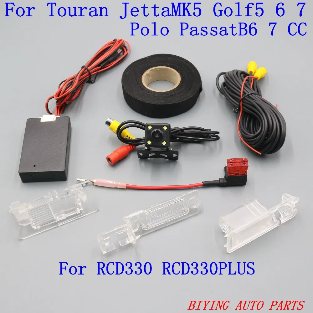 Высокое качество! RCD330 PLUS MIB AV камера заднего вида для VW Golf 5 6 7 JETTA Mk5 MK6 TIGUAN Passat B6 B7 CC TOURAN POLO