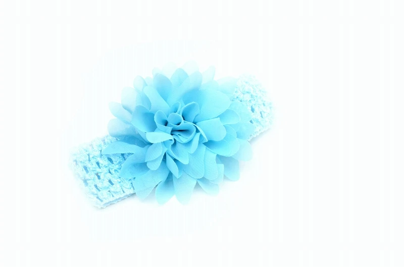 10pcs/lot Lace Chiffon Hollow Out Flower Crochet Headband kids Girls Dress Up Hair Accessories For Women And | Детская одежда и