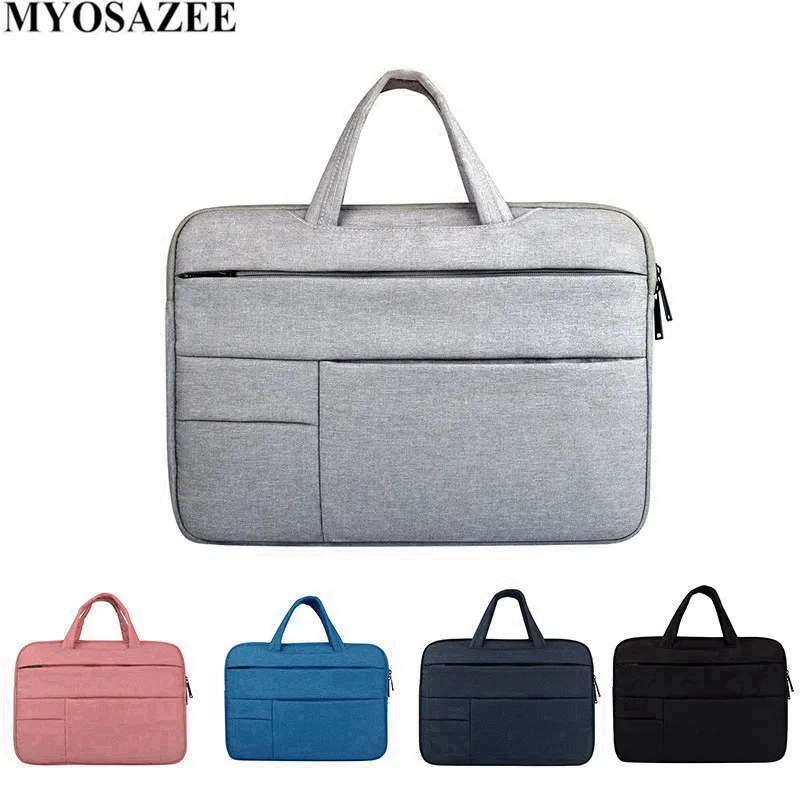 MYOSAZEE Fashion Casual Briefcase Waterproof Crushproof 14 inch Notebook Computer Laptop Bag for Men Women Briefcase