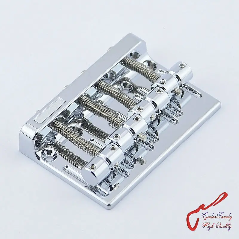 Подлинная Оригинал GOTOH 201B 4 Струны электрический бас мост (хром) Латунное седло