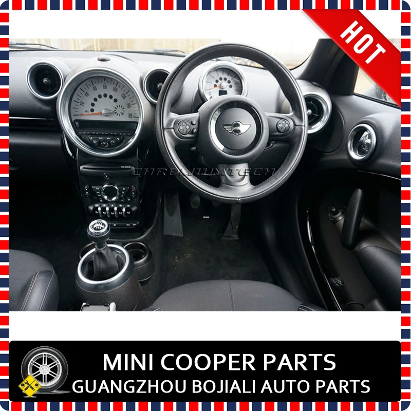 2013 2016 Facelift MINI R60 Countryman Satin Chrome Interior Dial Dash Trim Kit|Лепнина для интерьера| |