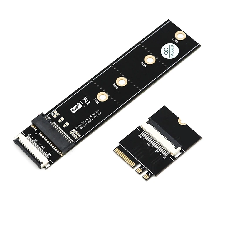 NGFF M.2/M2 адаптер M.2 SSD Adaptador SSD M2 M.2 Riser/удлинитель NVME SSD адаптер компоненты карты расширения компьютера+ FPC кабель
