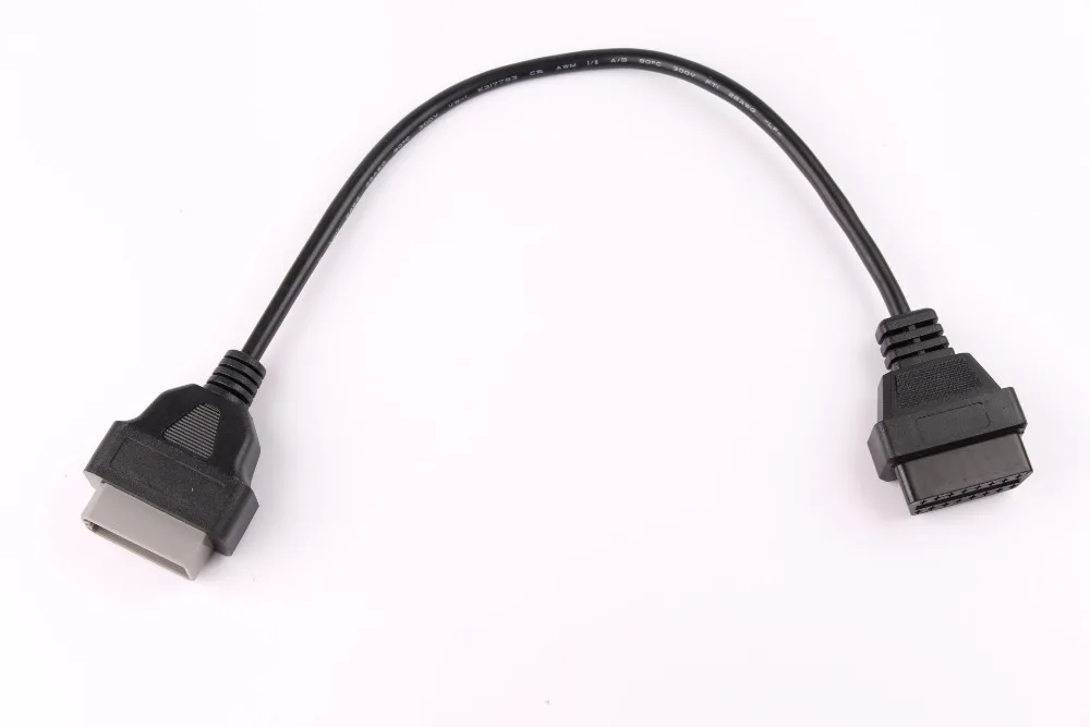Для Nis Сан 14PIN мужчина к DLC 16PIN женский OBDII кабель 14 PIN до 16 OBD2 адаптер OBD 2