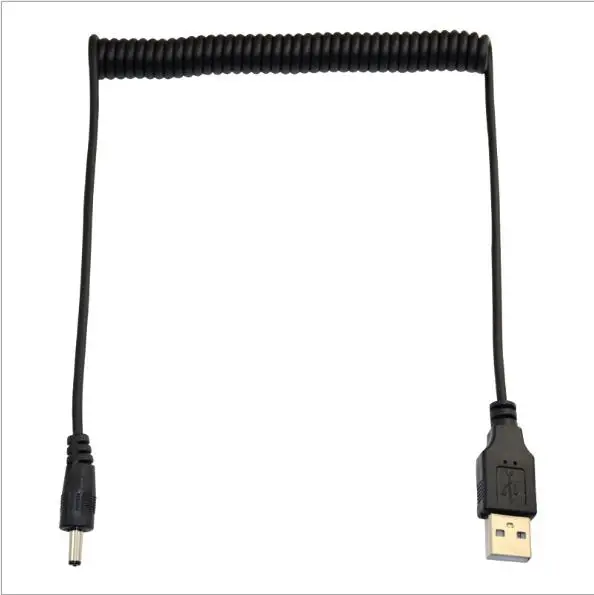 Телескопическая пружинная линия USB к DC 3 8*1 4 мм общественный кабель более 5V2A
