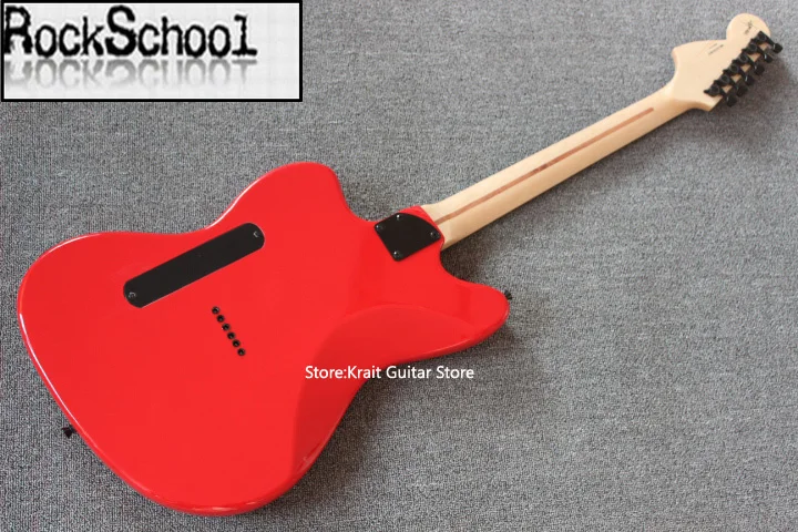 China guitars Custom Shop Jim Root jazzmaster Signature guitar Bright red Electric Guitar OEM Customizable exclusive LOGO | Спорт и