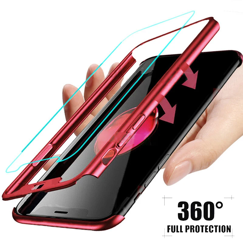 Горячая 360 градусов полное покрытие ударопрочный чехол для Huawei Nova 4 3 3i 2 2i Mate 20 10 с