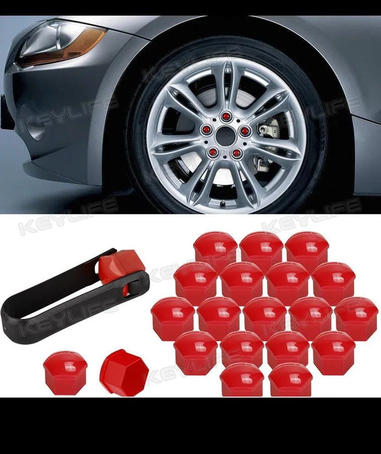 Колпачки с центральными гайками для Audi A1 A3 A4 A5 A6 A7 A8 Q5 Q7 TT 20 шт.|wheel lug nuts|lug nut covernut cover