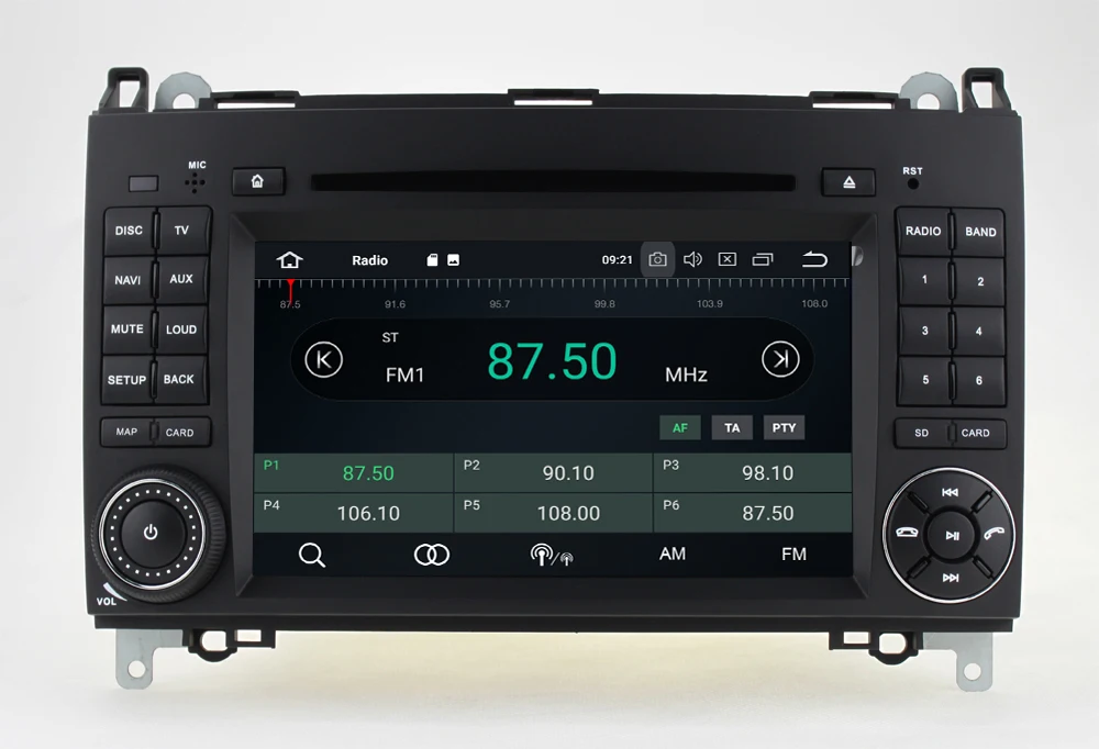 Автомобильный DVD плеер 7 дюймов IPS Android 10 0 GPS для Mercedes Benz B200 W169 Sprinter W245 W639 Vito Auto СБ Navi