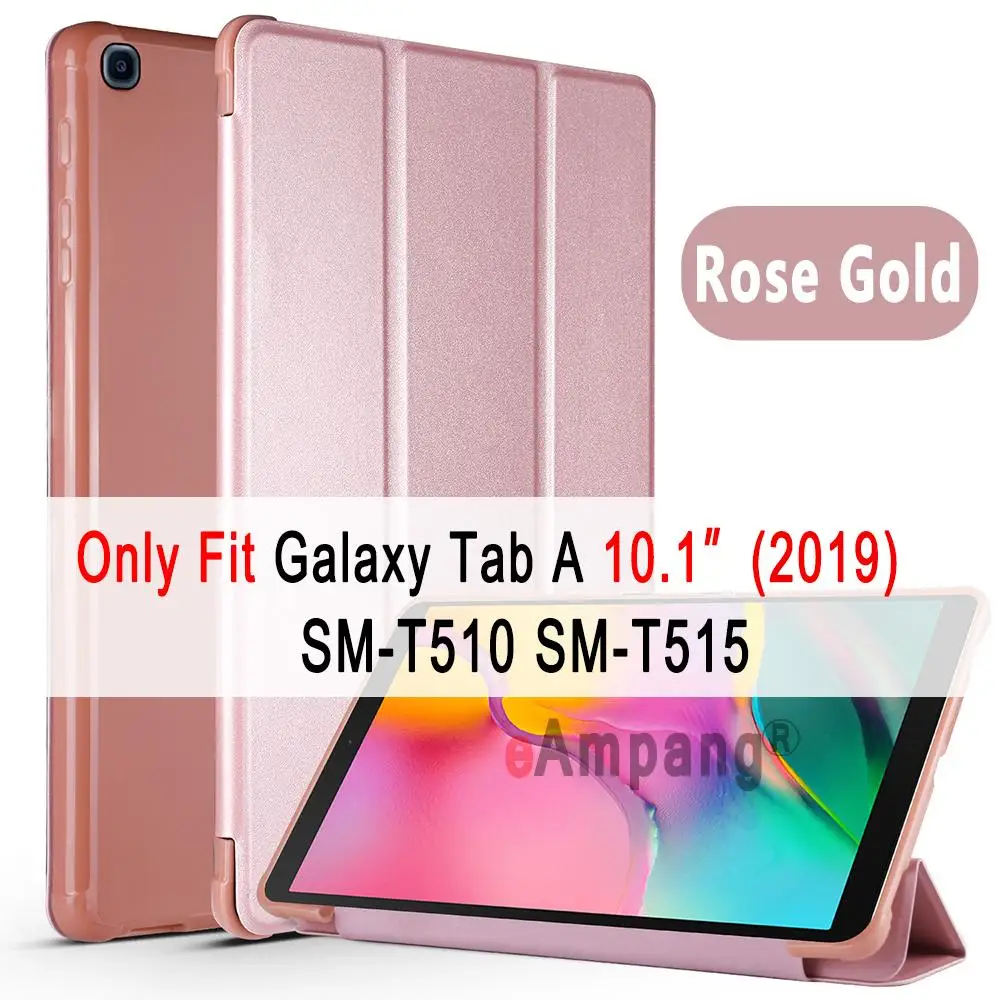 For SM-T510 SM-T515 Для samsung Galaxy Tab A A6 10,1 чехол Крышка T580 T585 T510 T515 SM-T580 SM-T510 кожаный чехол для задней поверхности из мягкого силиконовый чехол с принтом - Цвет: For SM-T510 SM-T515