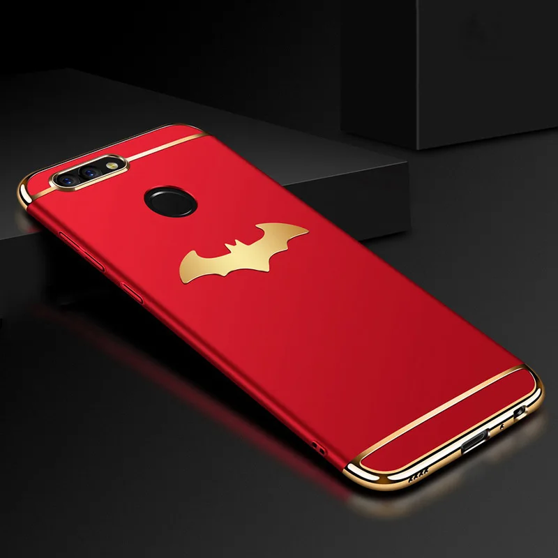 With Bat Red Роскошный чехол для телефона huawei Nova 4 3 3i 2i 2S 2 Plus, матовый чехол из поликарбоната для huawei mate 10 20 Pro 10 20 Lite - Цвет: With Bat Red