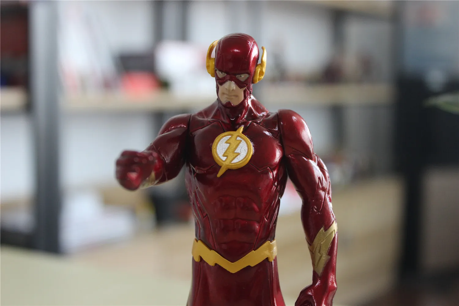 Экшн фигурки супергероев из ПВХ красное золото 20 см 1 шт. DC Comics Лига