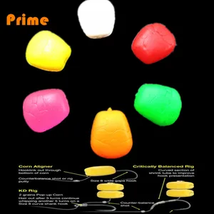 50 шт.лот, плавающая искусственная приманка для ловли карпа, кукурузы, плавающие приманки, поп-ап приманки, мягкая бионическая имитация, поп-ап приманка