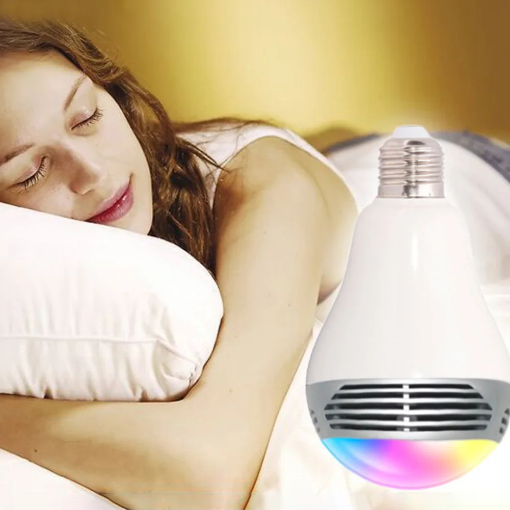 E27 Bluetooth4.0 Управление Smart Музыка Аудио Динамик светодиодный RGB Цвет