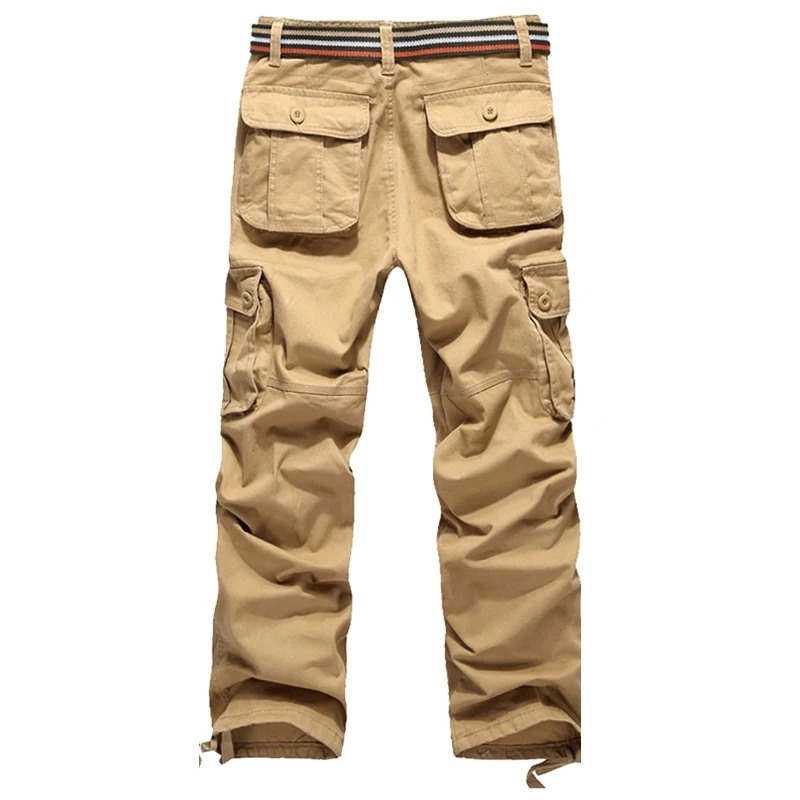 Для мужчин тренировочные штаны Военное Дело Стиль тактические грузовые