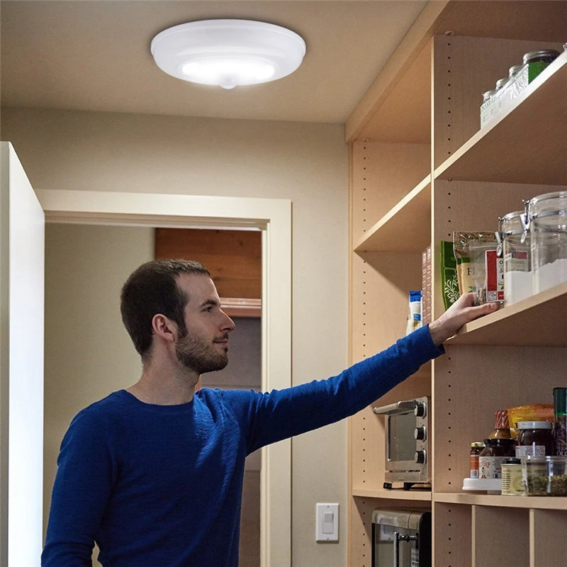 Супер яркий 17LED PIR сенсор Инфракрасный потолочный свет батарея питание лампы для мотоциклов движения