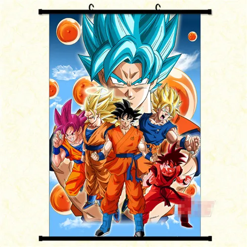 Аниме Манга Dragon Ball; Dragonball Z прокрутки живописи 40x60 картина наклейки на обои плакат 001 аккумулятор большой емкости - Цвет: 13