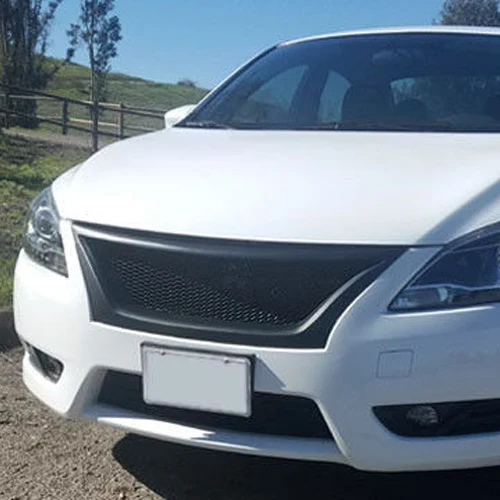 Передний бампер спортивная сетка решетка Подходит для Nissan Sentra 13 14 15 2013