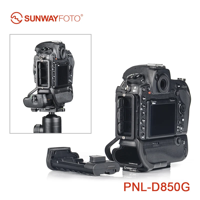 Особый L образный кронштейн SUNWAYFOTO для фотоаппарата Nikon D850|Моноподы| |