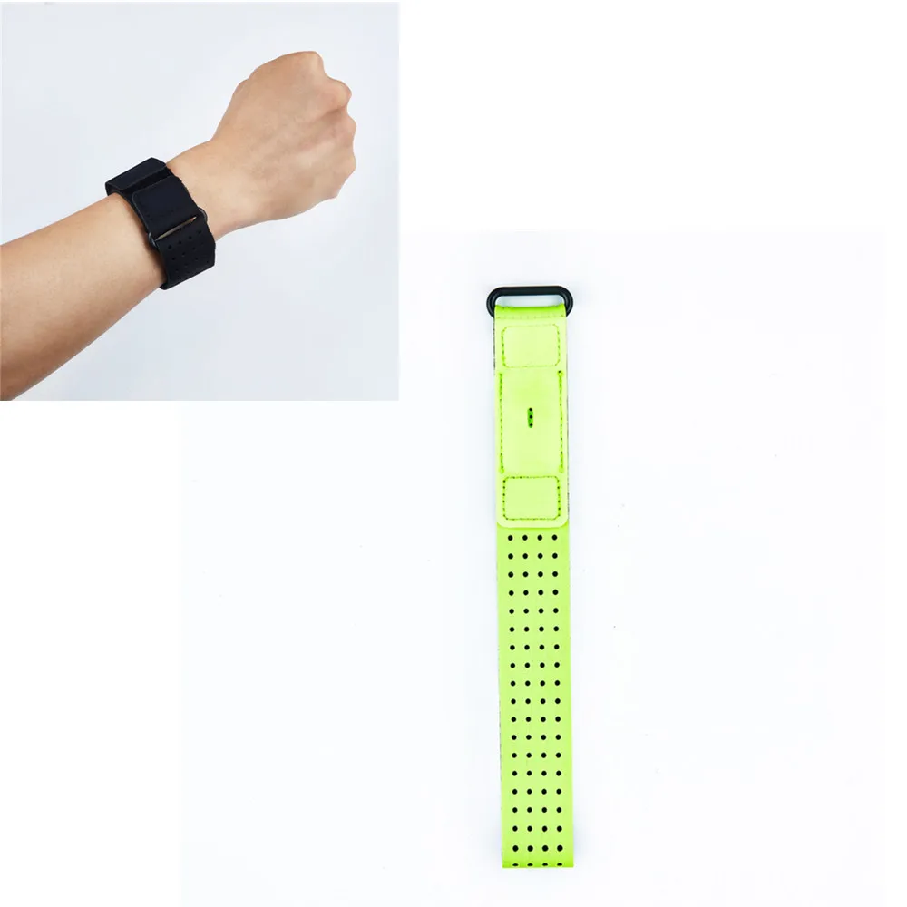 green wristband Универсальный браслет на запястье для ног ремешок браслет ремешок для Fitbit заряд 2/3 для Xiaomi 2/3/4 Для huawei группа 3E тренажерный зал аксессуары - Color: green wristband