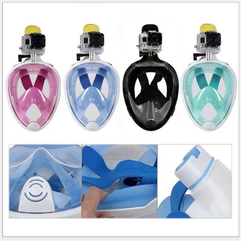 

Scuba Diving Mask Full Face Snorkeling Mask Underwater Anti Fog Snorkeling Diving Mask For Swimming Spearfishing Sport Scuba