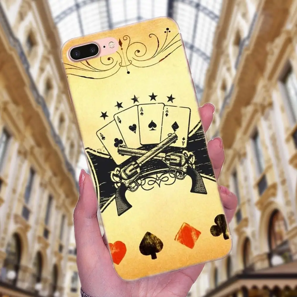 Soft Design Phone Cute Poker For Apple iPhone 4 4S 5 5C 5S SE 6 6S 7 8 Plus X XS Max XR | Мобильные телефоны и аксессуары