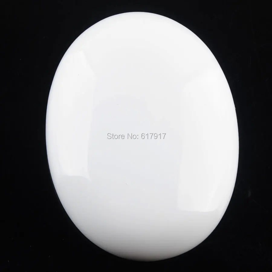 

RONGZUAN натуральный белый нефрит овальные драгоценные камни бусины Кабошон Кабины без отверстия 30x40x8 мм, для изготовления украшений, 1 шт. TU3146