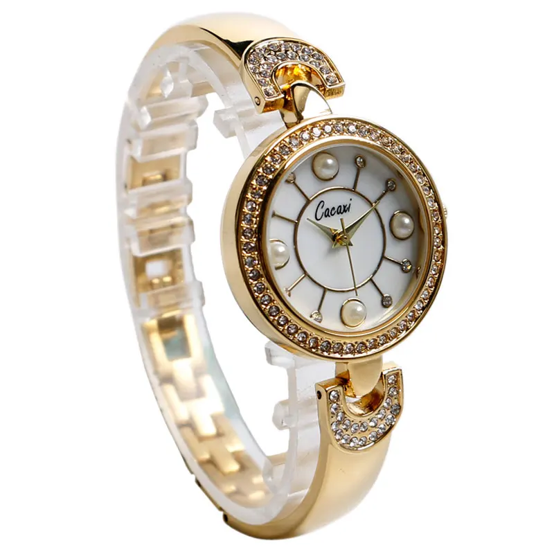 Женщины Часы Классические Хрустальные Браслет Мода Элегантные Сплава Дамы
