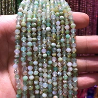 5 strings lot faceted tiny small beadsnatural chrysoprase beads 2mm 3mm round beadfaceted spacer tiny beads15 5str
