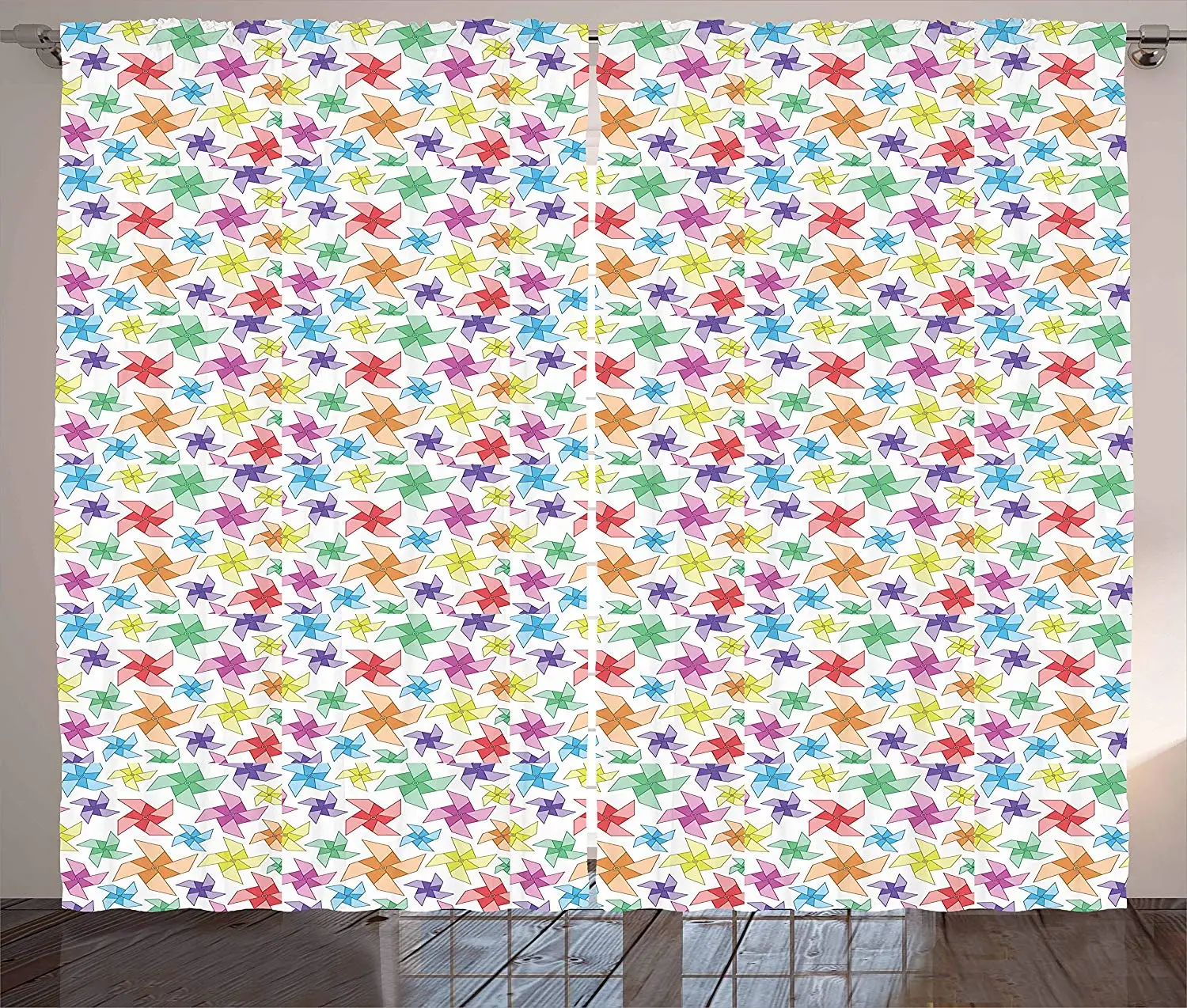 Pinwheel кухонные шторы яркие детские Веселые игрушки Весенняя игровая комната