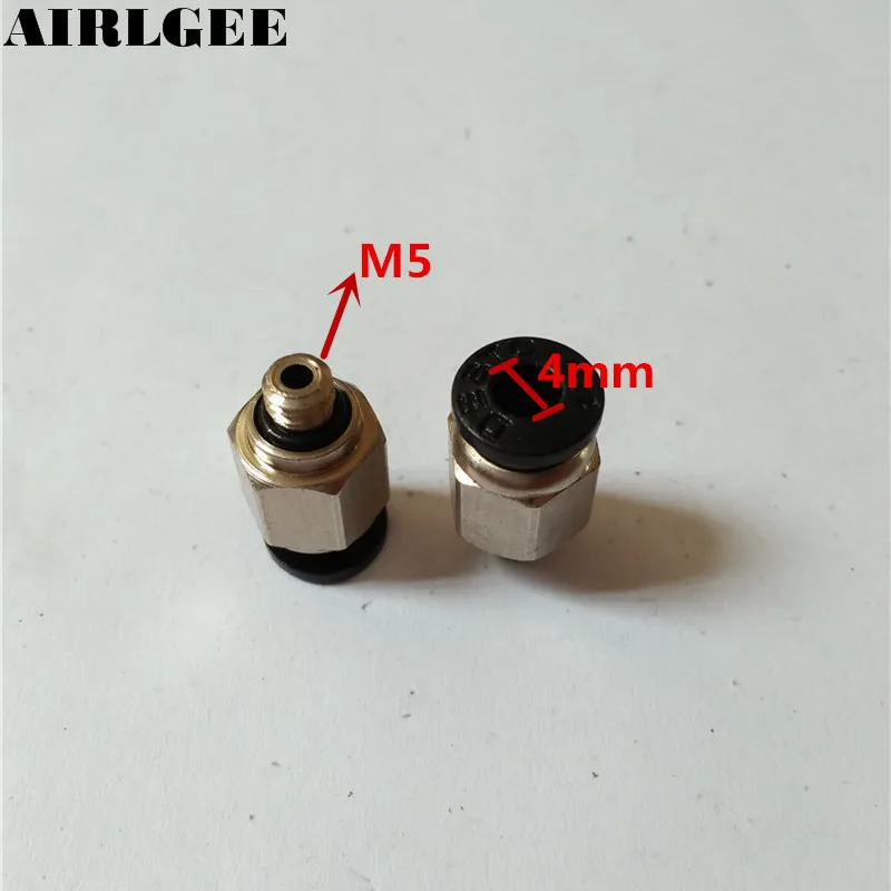 5 шт. высококачественный Пневматический воздушный Коннектор с наружной резьбой 4