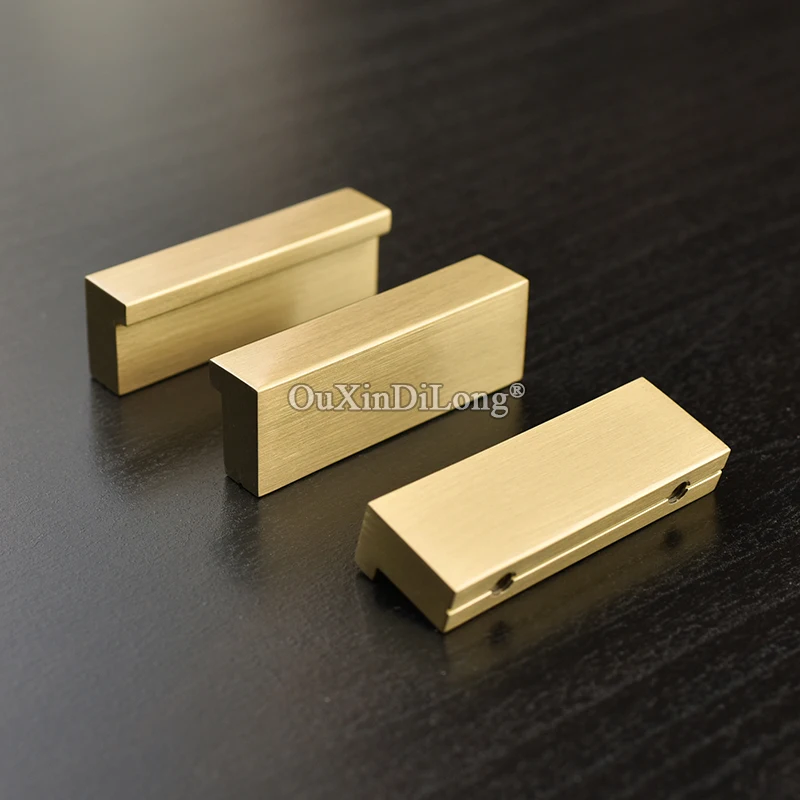 High Quality 2PCS Solid Brass Kitchen Cabinet Door Handles Cupboard Wardrobe Dresser Drawer Shoe Pulls and Knobs | Обустройство дома