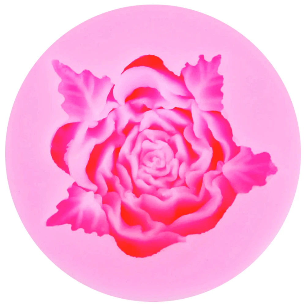M108 Rose 3D соевый воск для свечей форма ароматизированное мыло силиконовая ручная