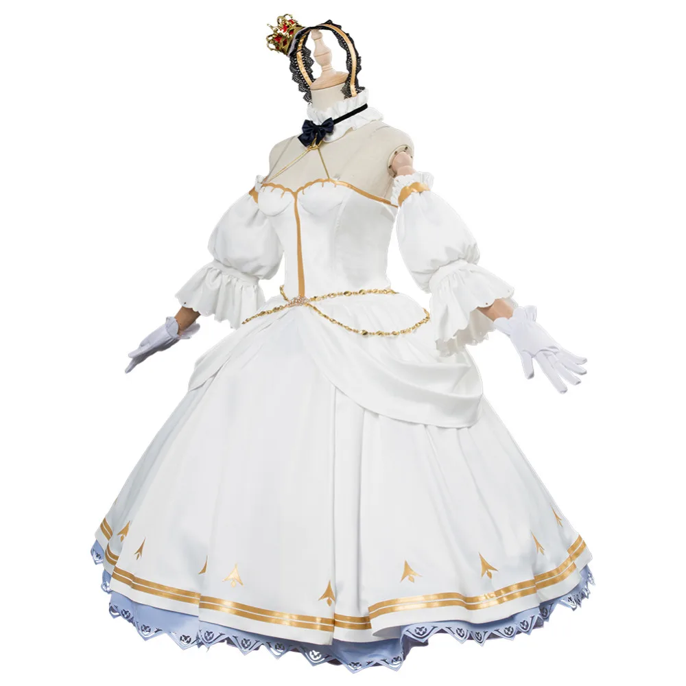 Azur Lane No.130 HMS Queen Elizabeth костюм для косплея униформа наряд белое платье женщин и